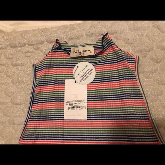 Molly Green Fitted Tank Top - Picture 2 of 3